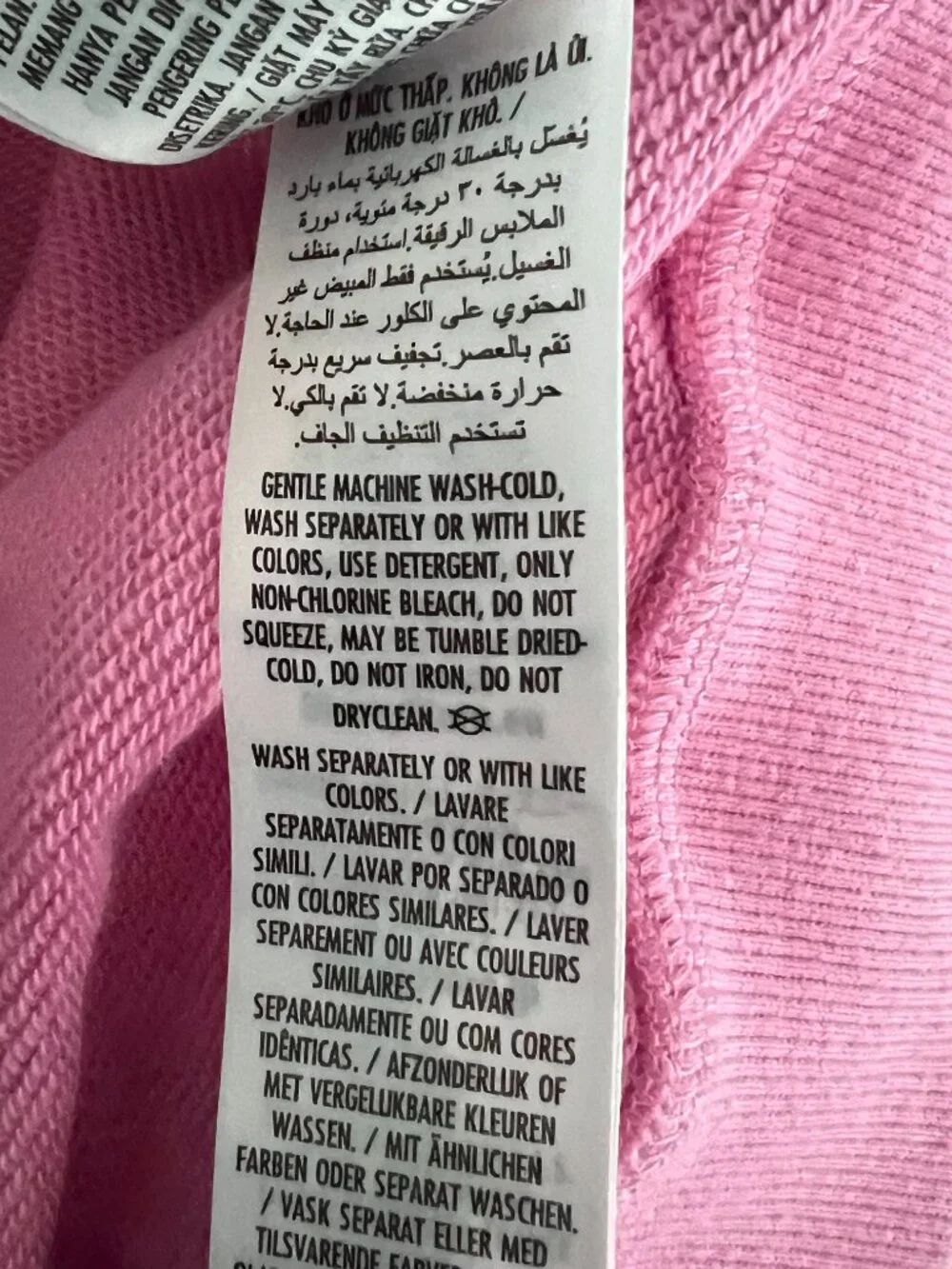 Disneyland Disney Eats Pink Half Zip Pullover Hoodie Hooded Sweatshirt Size M - Picture 12 of 12